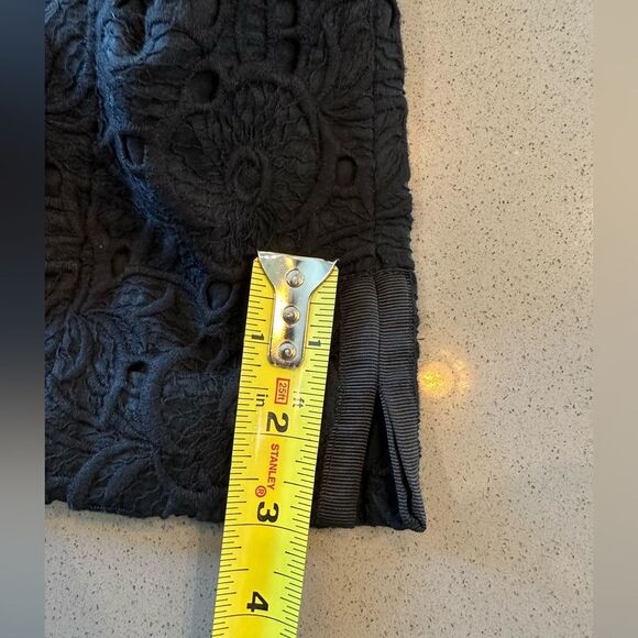 Elie Tahari Women's Black Floral Embroidered Lace Overlay Melissa Pants Size 4 - Picture 13 of 14